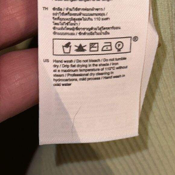 MAJE NWT Ribbed Tie Back Midi Dress Size Large - Picture 15 of 16